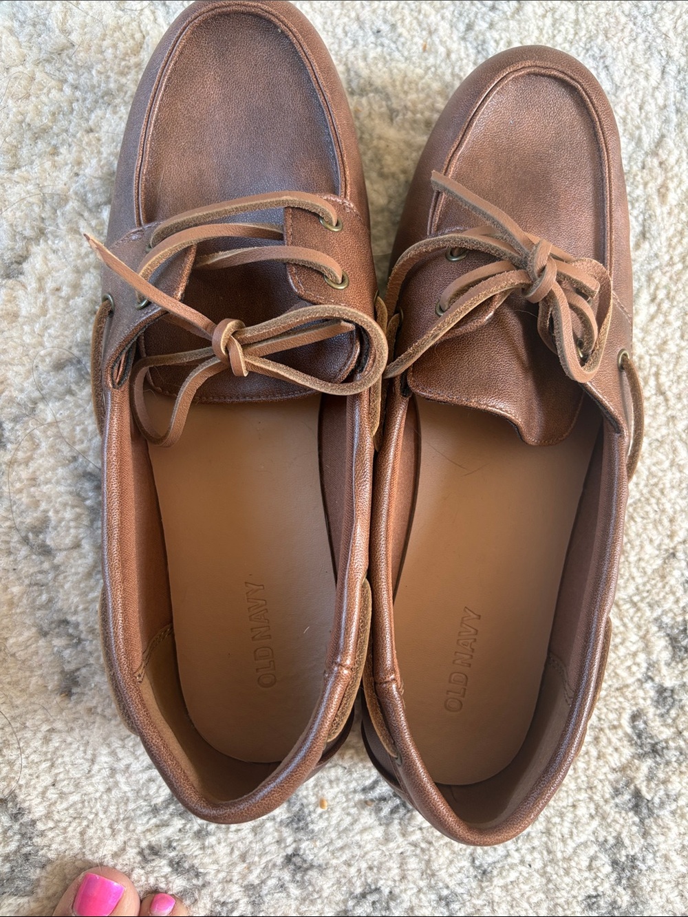 Old Navy women’s  Tan/Brown Boat Shoes